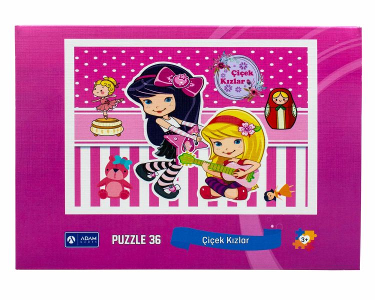 Çiçek Kızlar 36 Parça Puzzle