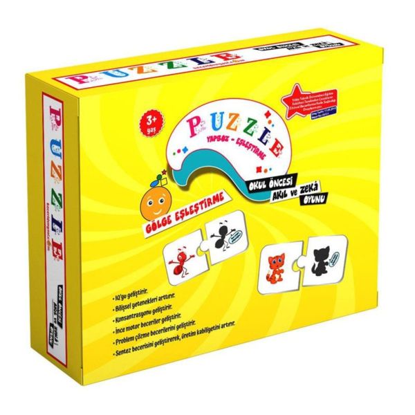 Puzzle YapbozEşleştirme Gölge Eşleştirme 2  48 Parça