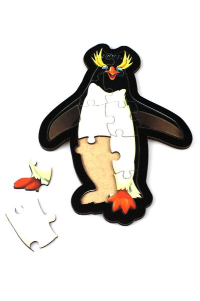 Penguen Puzzle  Ahşap