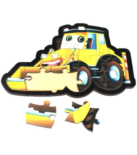 Dozer Puzzle  Ahşap