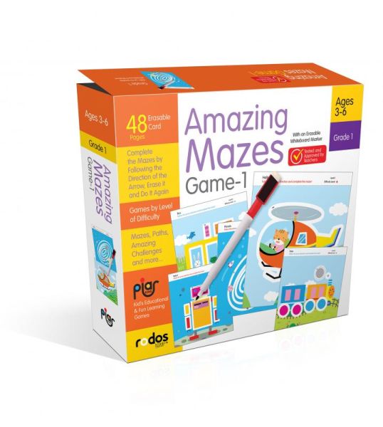 Amazing Mazes Game1  GradeLevel 1  Ages 36