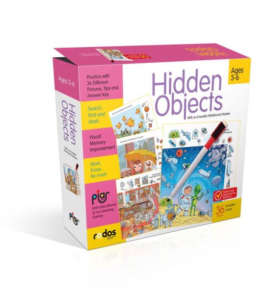 Hidden Objects  Practice With 36 Different Pictures  Search Find And Mark  Ages 36