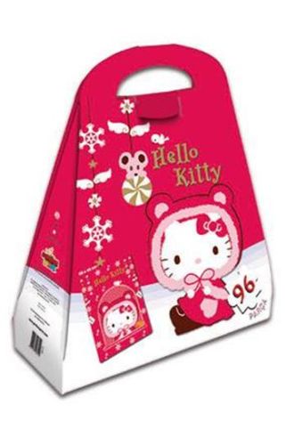 Hello Kitty Çantalı Yap Boz Kırmızı Pelerin 96 Parça Puzzle 40644