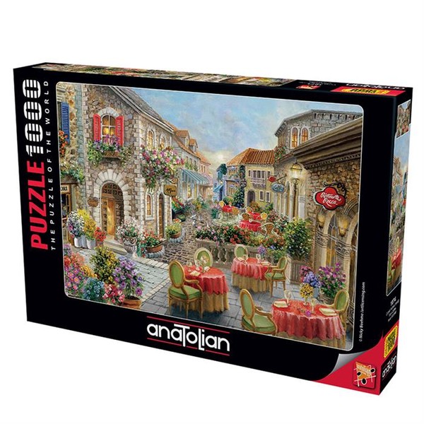 Anatolian Puzzle 1000 Parça Çiçekli Kafeler Sokağı 1074