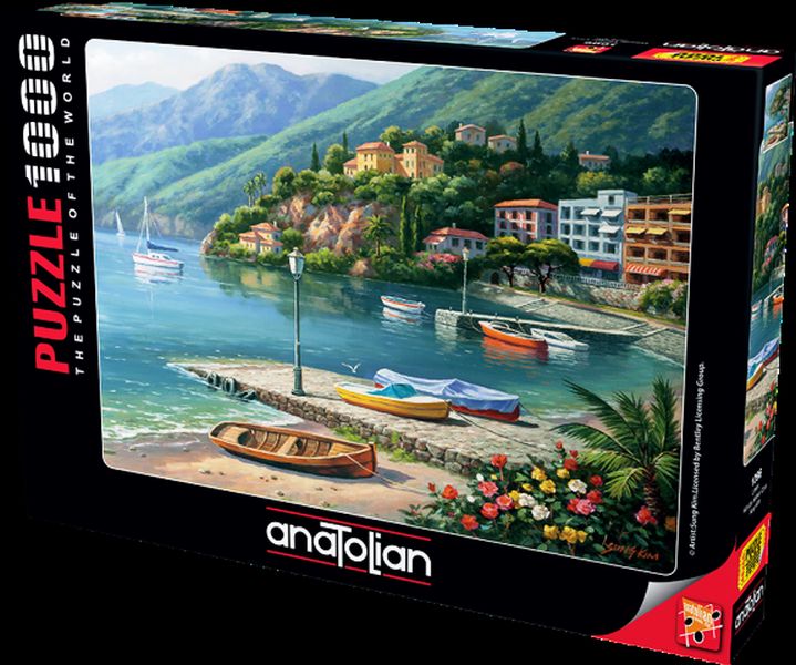 Anatolian Liman  Hillside Harbor Cove 1000 Parça Puzzle