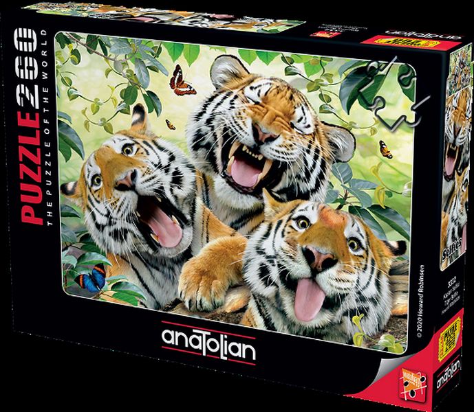 Anatolian Kaplan Selfisi Tiger Selfie 260 Parça Puzzle