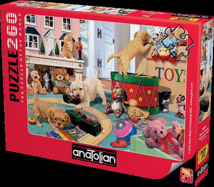 Anatolian Eğlenceli Oyunlar Puppies Play Time 260 Parça Puzzle