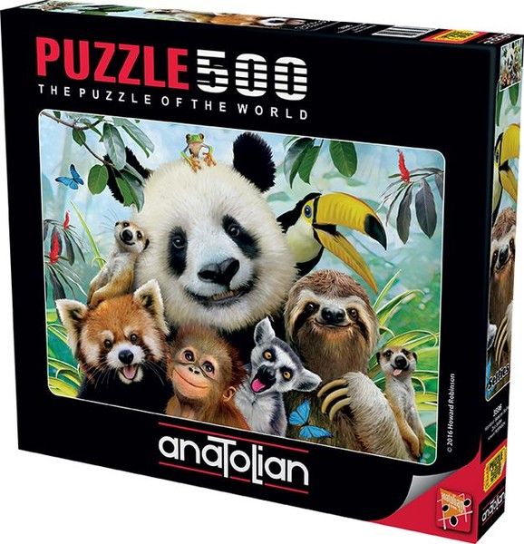 Anatolian Hayvanat Bahçesi Selfie 500 Parça Puzzle 3596