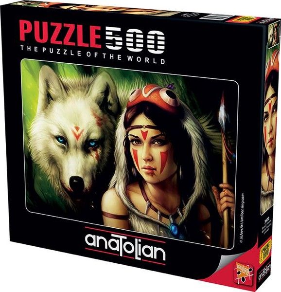 Anatolian Savaşçı Prenses 500 Parça Puzzle 3600