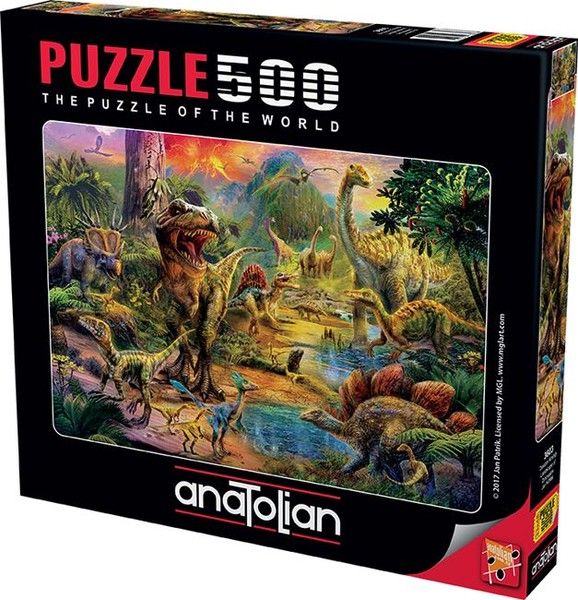 Anatolian Dinozor Krallığı 500 Parça Puzzle 3603