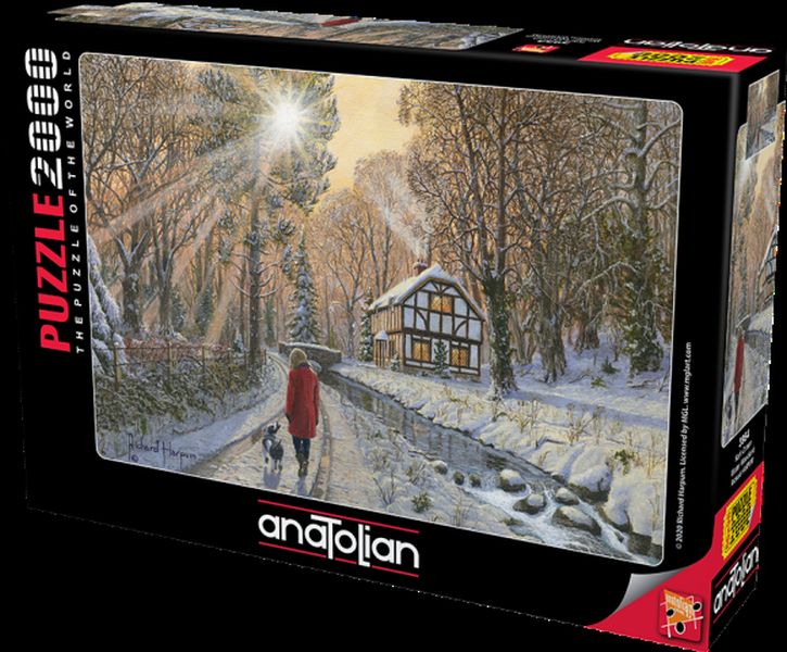 Anatolian Karlı Orman Winter Woodland 2000 Parça Puzzle