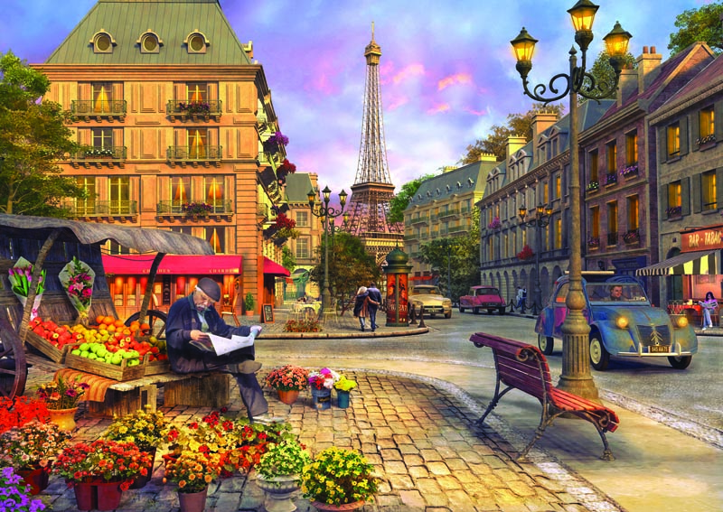 Paris Sokakları Puzzle 1500 4542