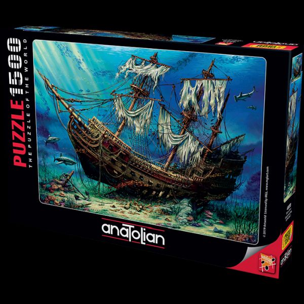 Anatolian 1500 Parça Puzzle 4558 Batık Gemi