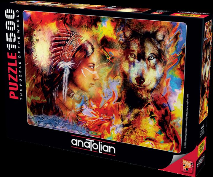 Anatolian Masumiyet Wolf Maiden 1500 Parça Puzzle