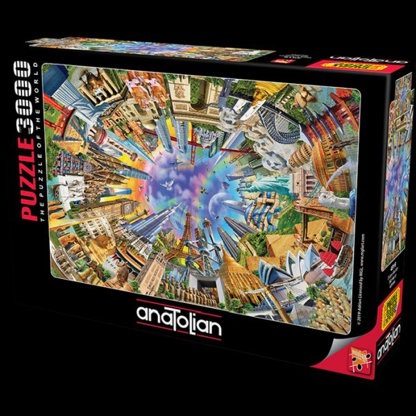 Anatolian 3000 Parça Puzzle 4916 Dünya Anıtları