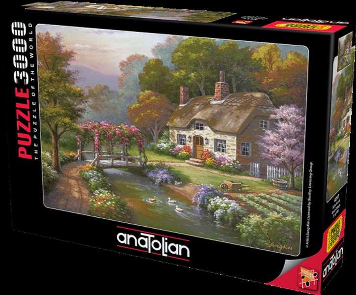 Anatolian Güllü Konak Rose Cottage 3000 Parça Puzzle