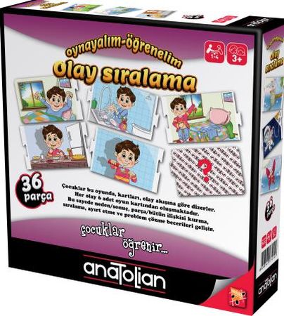 Oynayalım Öğrenelim Olay Sıralama 36 Parça 3 Yaş