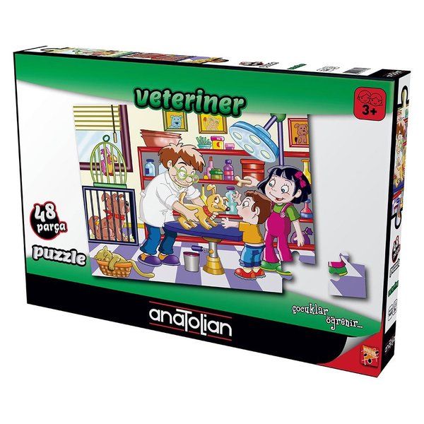 Anatolian Puzzle 48 Parça  Veteriner