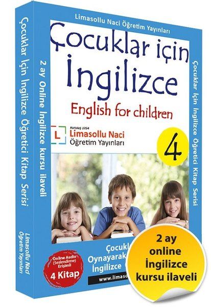 Çocuklar için İngilizce Kitap Serisi  4 Kitap Takım