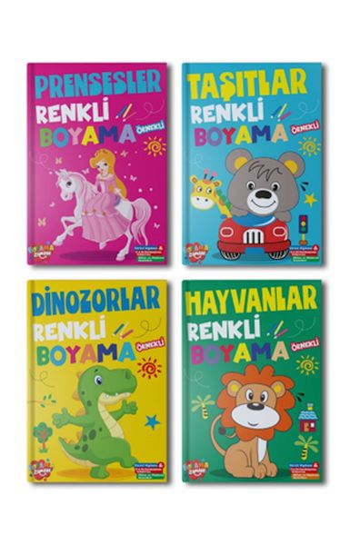 Renkli Boyama 10 set+1 Set 44 Kitap