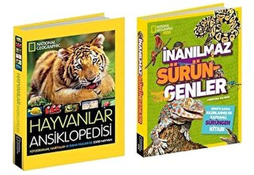 NG Kids Hayvanlar Ansiklopedi Seti 2 Kitap Ciltli