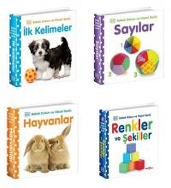 Bebek Dokun ve Hisset Seti  4 Kitap Takım Ciltli