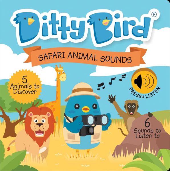 Ditty Bird Safari Animal Sounds Sesli Kitap