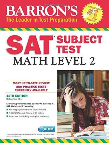 Barrons SAT Subject Test Math Level 2 with CDROM 12th Edition