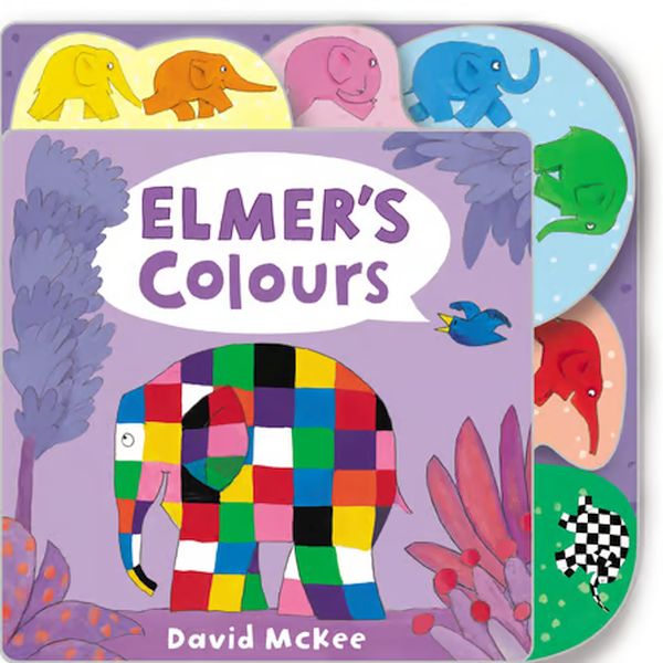 Elmers Colours Tabbed Board Book