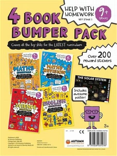 Help with Homework 4 Book Bumper Pack 9+