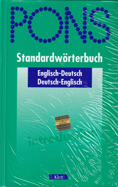 Pons Standardwörterbuch EnglischDeutsch  DeutschEnglisch