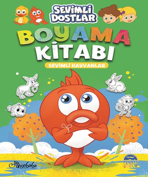 Sevimli Dostlar Boyama Kitabı  Sevimli Hayvanlar