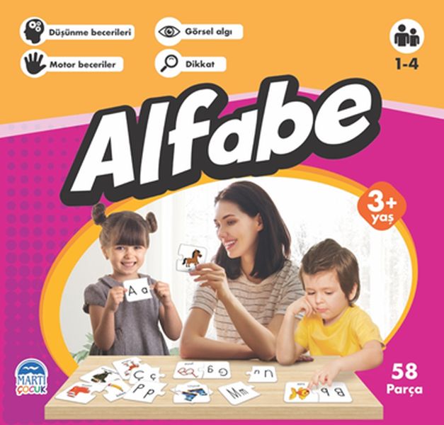 Alfabe  Eğitici Yapboz 3+ Yaş