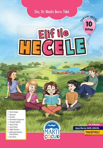 Elif ile Hecele Okuma Seti  10 Kitap Takım