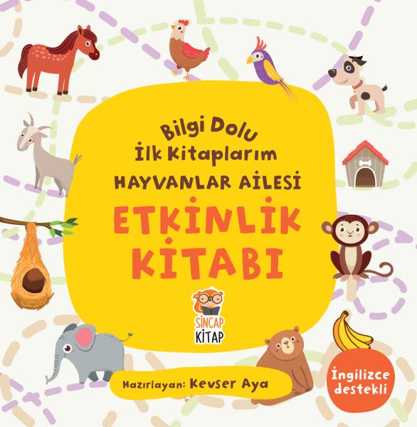 Etkinlik Kitabı  Bilgi Dolu İlk Kitaplarım Hayvanlar Ailesi