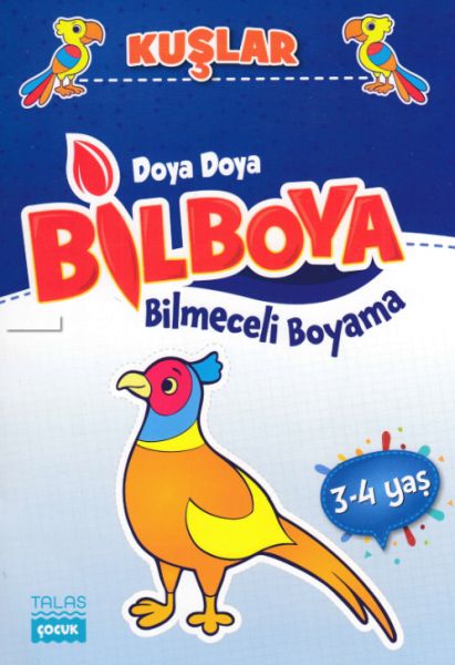 Doya Doya Bil Boya  Bilmeceli Boyama  Kuşlar  34 Yaş