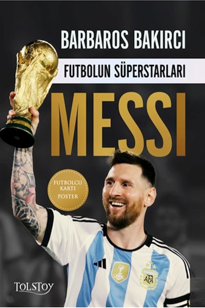 Messi  Futbolun Süperstarları  Futbolcu Kartı Poster