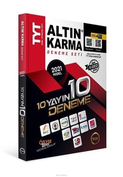 Altın Karma 2021 TYT 10 Farklı Yayın 10 Farklı Deneme Yeni