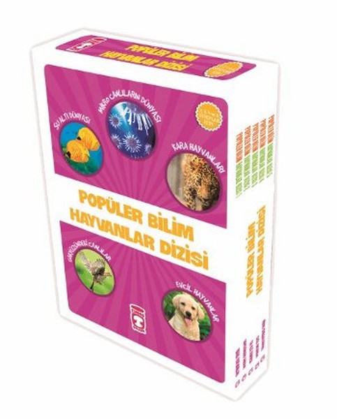 Popüler Bilim Hayvanlar Dizisi 5 Kitap Takım