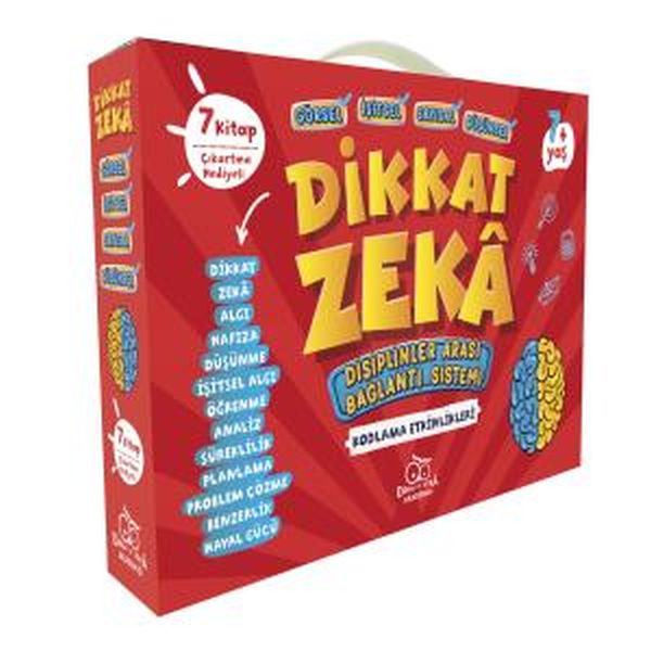 Dikkat  Zeka 1 Sınıf Seti  7 Yaş 7 Kitap