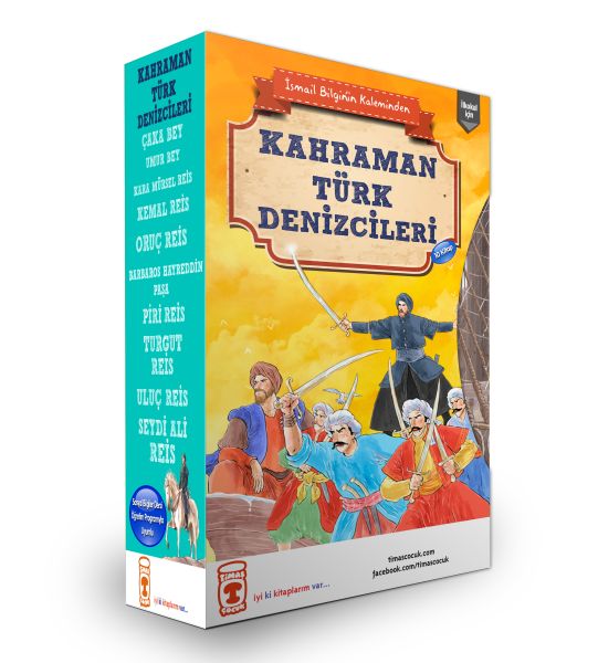 Kahraman Türk Denizciler Seti 10 Kitap