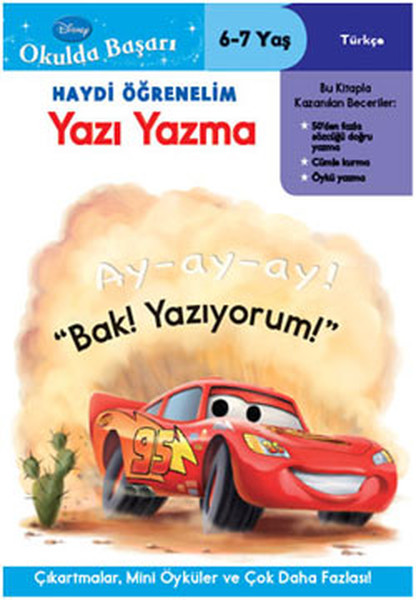 Okulda Başarı 09  Haydi Öğrenelim Cars Yazı Yazma 67 Yaş