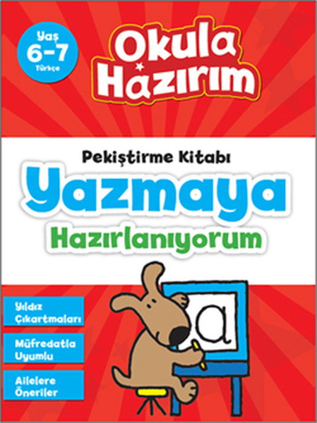 67 Yaş Türkçe Pekiştirme Kitabı Yazmaya Hazırlanıyorum  Okula Hazırım