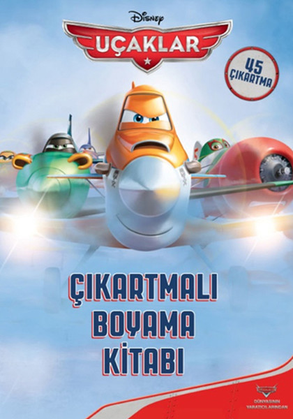 Uçaklar Çıkartmalı Boyama Kitabı