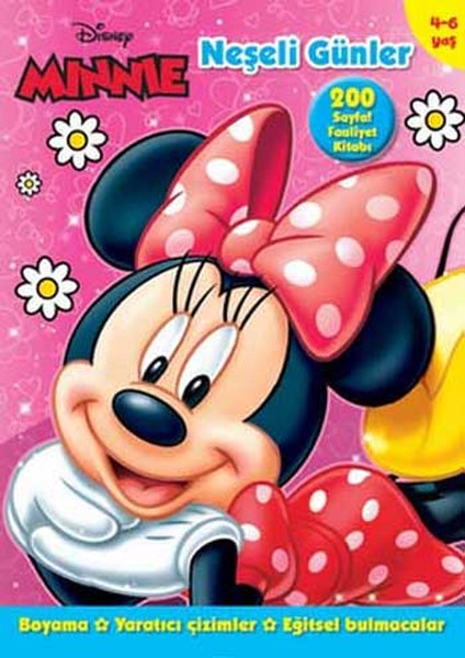 Disney Minnie Neşeli Günler  200 Sayfa Faaliyet Kitabı