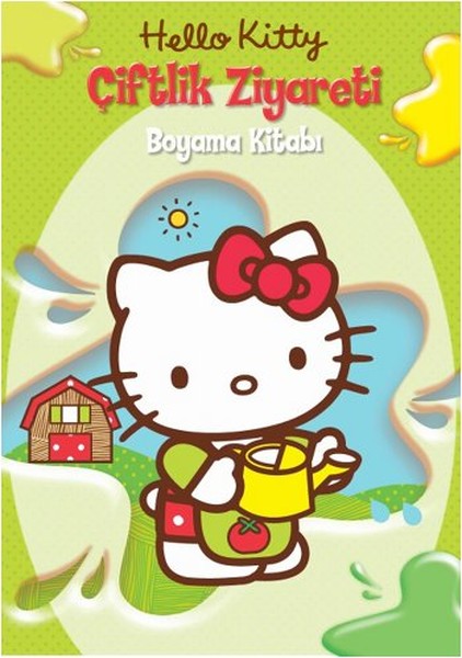 Hello Kitty  Çiftlik Ziyareti Boyama Kitabı