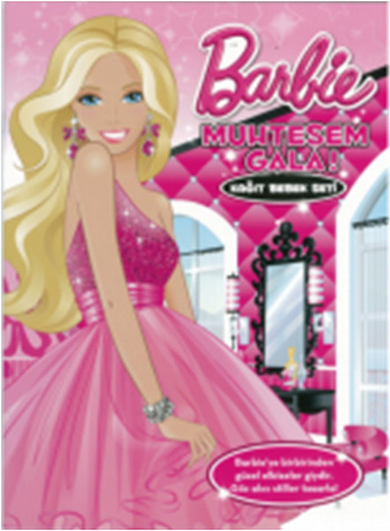 Barbie Kağıt Bebek Seti Muhteşem Gala