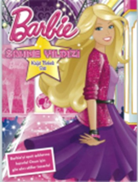 Barbie Sahne Yıldızı Kağıt Bebek Seti