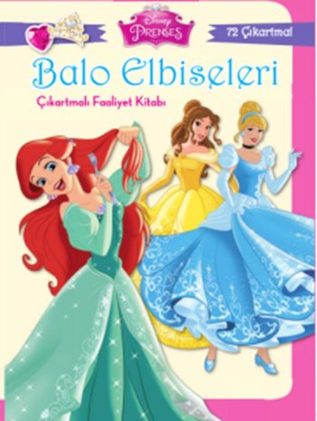 Disney Prenses Balo Elbiseleri Çıkartmalı Faaliyet Kitabı