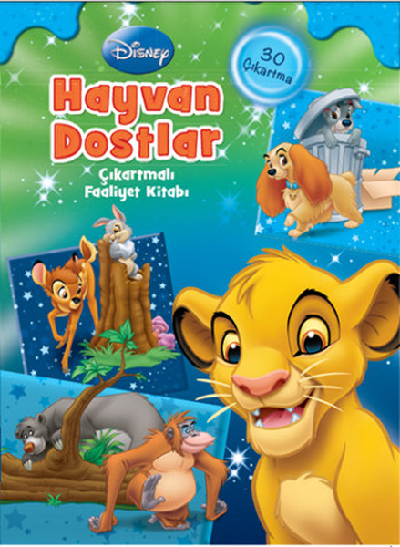 Disney Hayvan Dostlar Çıkartmalı Faaliyet Kitabı